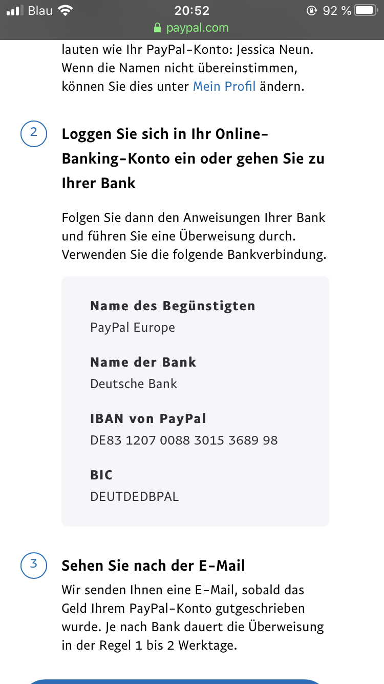Wie Lange Kann Mein Paypal Konto Im Minus Bleiben PayPal Im Minus? (Bank)