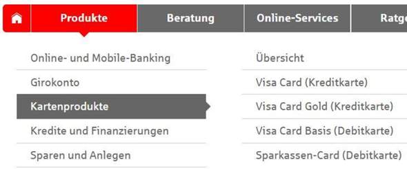 - (Bank, Sparkasse, Mastercard)