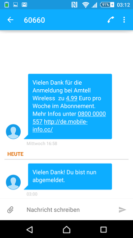 Gekündigt hab ich schon - (Handy, Abo)