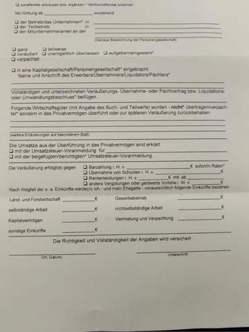 Einzelunternehmen abgemeldet Fragebogen Finanzamt? (Gewerbe) Einzelunternehmen abgemeldet Fragebogen Finanzamt? (Gewerbe)