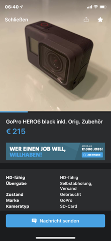 Go pro hero 6 zu teuer?