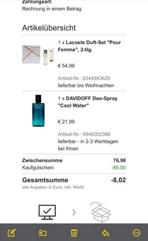 Ich Brauche Hilfe Bei Otto De Rechnung