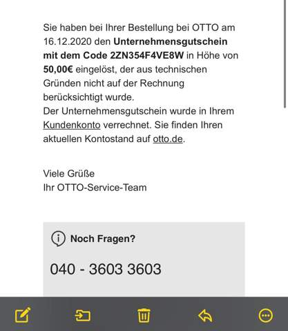 Ich Brauche Hilfe Bei Otto De Rechnung
