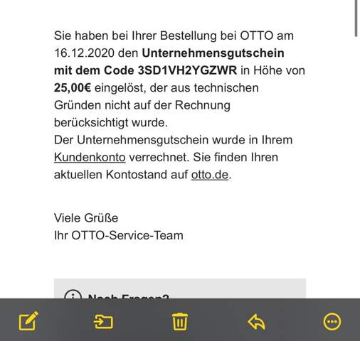 Ich Brauche Hilfe Bei Otto De Rechnung