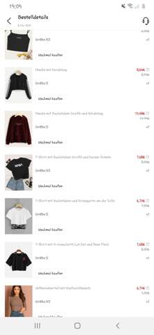 Shein Bestellung Stonieren